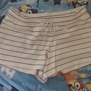 Universal Thread White Shorts with Black Accents
